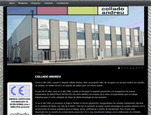 Tablet Screenshot of colladoandreu.com